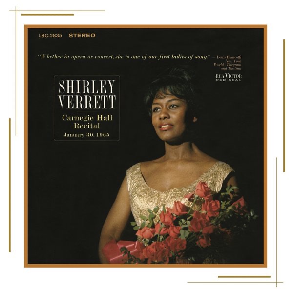Обложка альбома «Carnegie Hall Recital» — Shirley Verrett & Charles Wadsworth