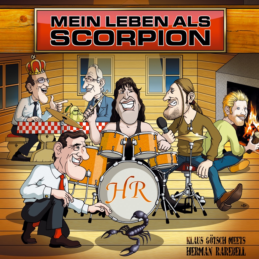 Обложка альбома «Mein Leben als Scorpion» — Herman Rarebell