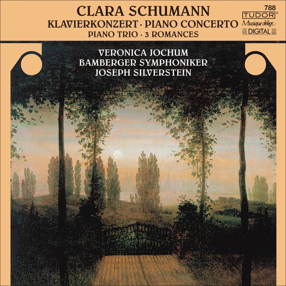 Обложка альбома «C. Schumann: Piano Concerto, Op. 7, Piano Trio, Op. 17 & 3 Romanzen» — Joseph Silverstein, Bamberg Symphony Orchestra, Veronica Jochum & Colin Carr