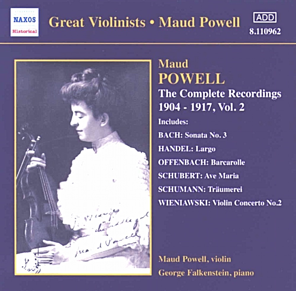 Обложка альбома «Powell: Complete Recordings, Vol. 2 (1904-1917)» — Maud Powell, Arthur Loesser, Waldemar Liachowsky, George Falkenstein, Francis Lapitino, Josef A. Pasternack & Studio Orchestra