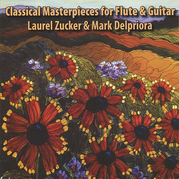 Обложка альбома «Classical Masterpieces for Flute & Guitar» — Laurel Zucker & Mark Delpriora