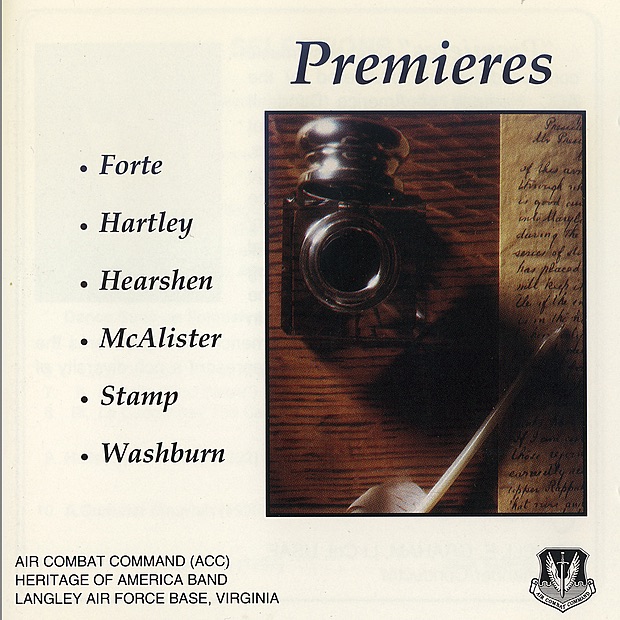 Обложка альбома «Premieres» — Air Combat Command Heritage of America Band