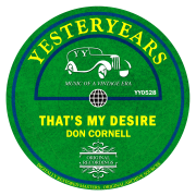 That's My Desire - Don Cornell