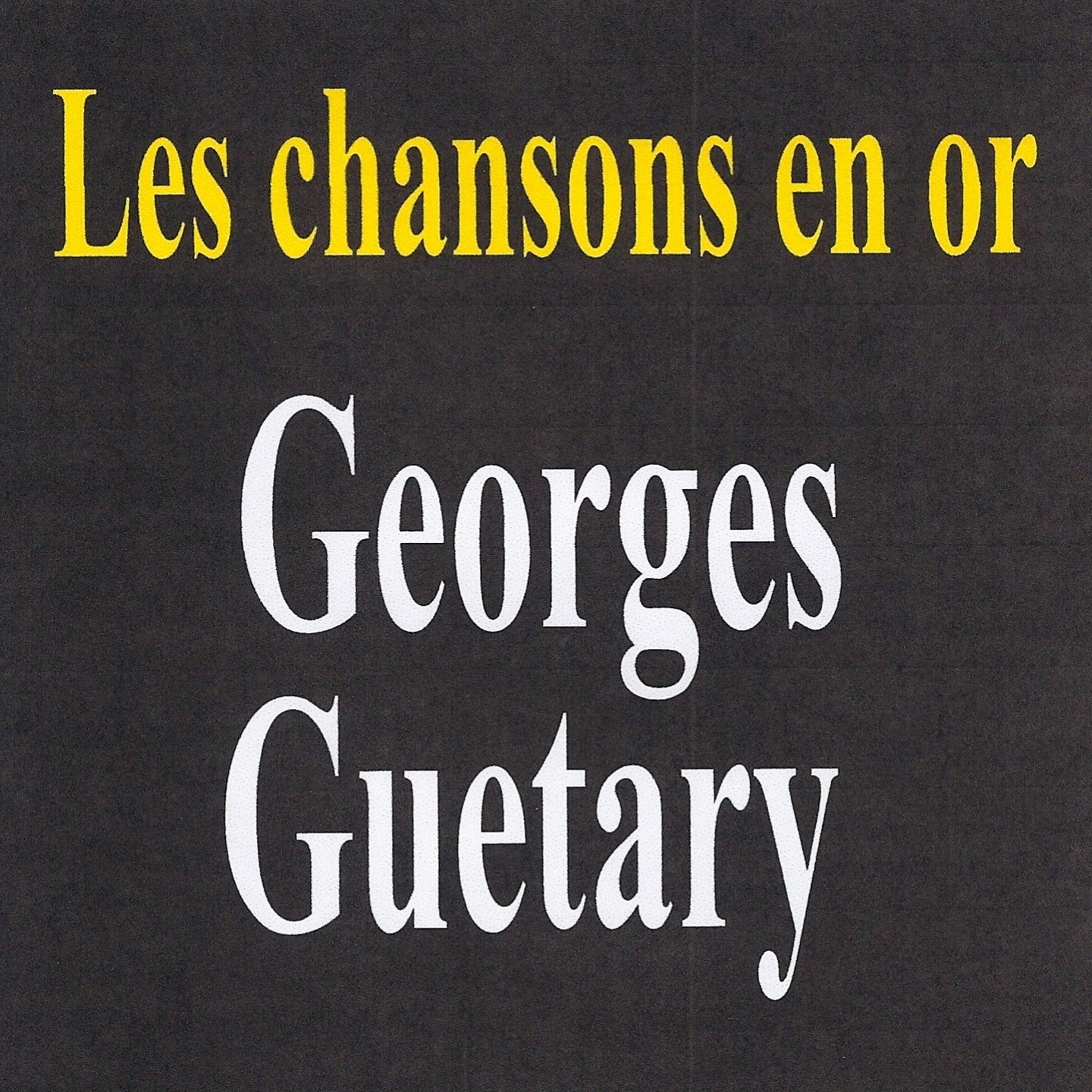 Les chansons en or