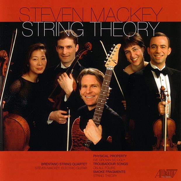 Обложка альбома «Mackey: String Theory» — Brentano String Quartet