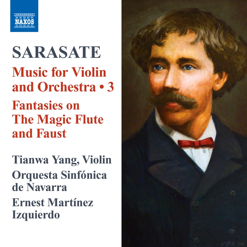 Обложка альбома «Sarasate: Music for Violin and Orchestra, Vol. 3» — Orquesta Sinfonica de Navarra, Tianwa Yang & Ernest Martinez Izquierdo