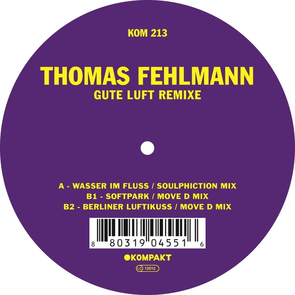 Обложка альбома «Gute Luft Remixe» — Thomas Fehlmann