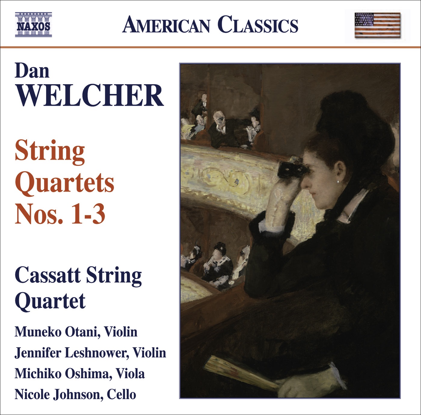 Welcher: String Quartets Nos. 1-3 by Cassatt String Quartet album cover