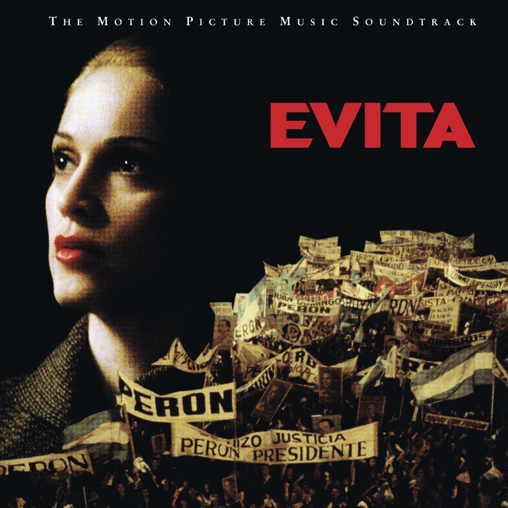 Evita (The Complete Motion Picture Music Soundtrack) by Andrew Lloyd Webber, Madonna & Antonio Banderas album cover