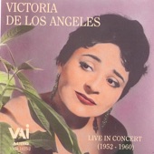 Victoria De Los Angeles - Live In Concert (1952 - 1960) artwork
