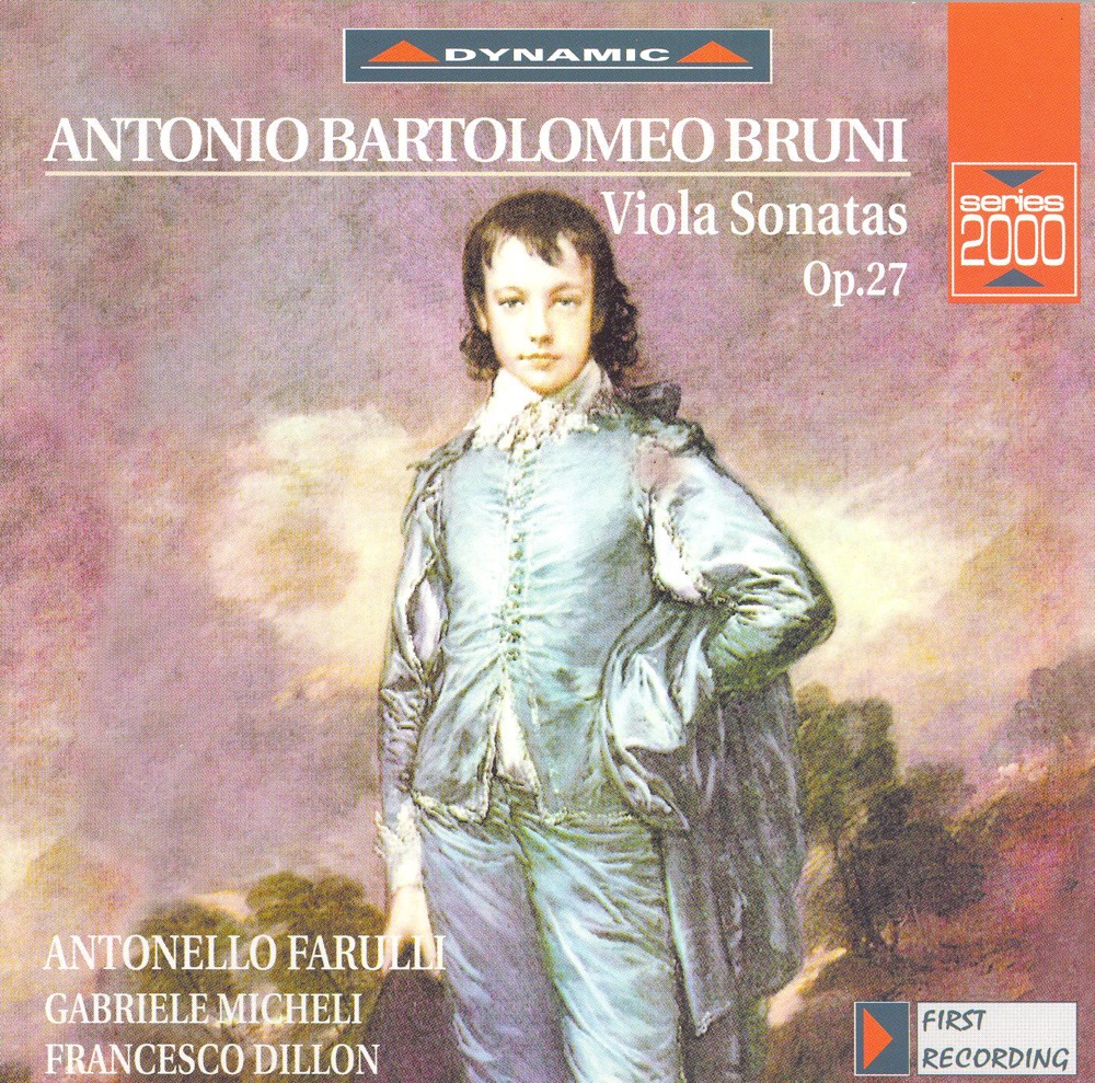 Обложка альбома «Bruni: Viola Sonatas» — Antonello Farulli, Gabriele Micheli & Francesco Dillon