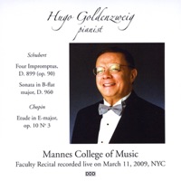 Schubert/Chopin - Hugo Goldenzweig, pianist - Hugo Goldenzweig