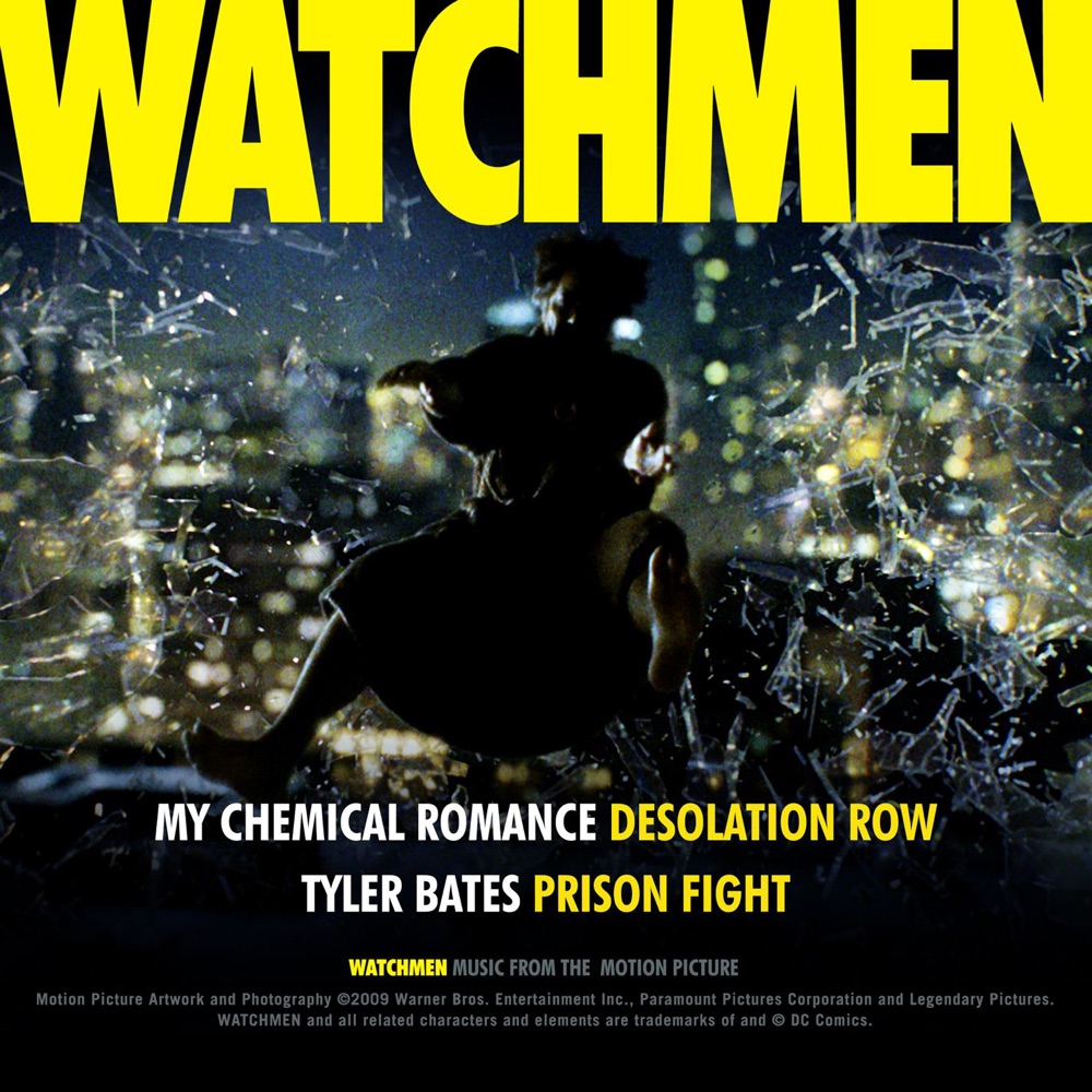Обложка альбома «Desolation Row / Prison Fight (Music from the Motion Picture Watchmen) - Single» — My Chemical Romance & Tyler Bates