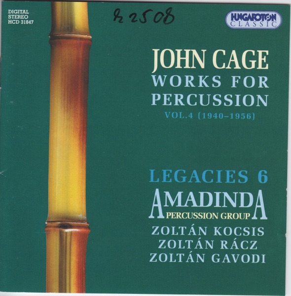 Works for Percussion, Vol. 4 (1940-1956)