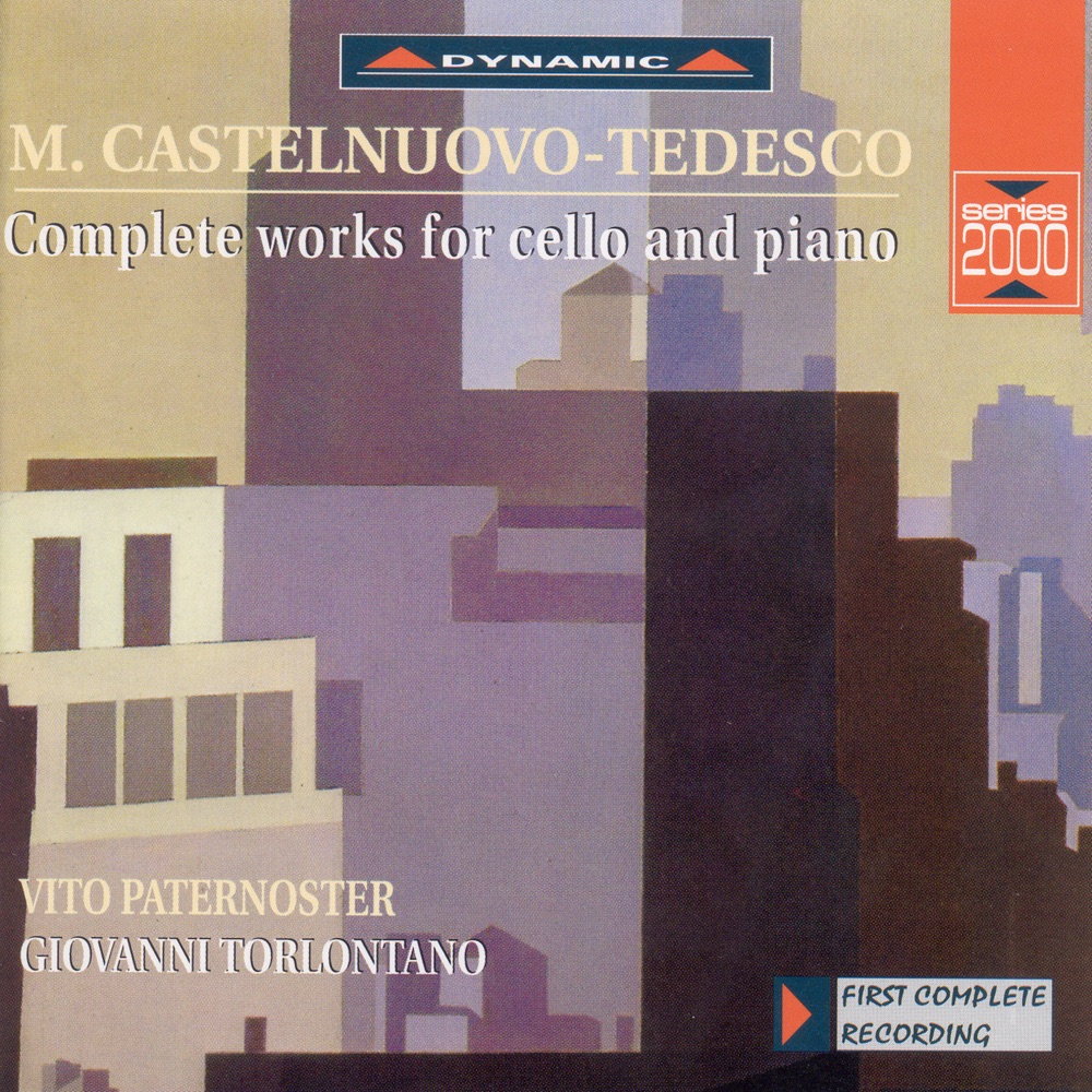 Обложка альбома «Castelnuovo-Tedesco: Complete Works for Cello and Piano» — Vito Paternoster & Giovanni Torlontano
