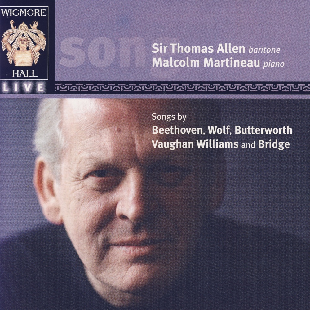 Обложка альбома «Songs By Beethoven, Wolf, Butterworth, Vaughan Williams, and Bridge» — Sir Thomas Allen & Malcolm Martineau