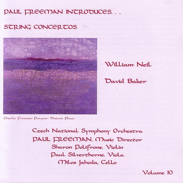 Обложка альбома «Paul Freeman Introduces…String Concertos» — Czech National Symphony Orchestra, Milos Jahoda, Paul Freeman, Paul Silverthorne & Sharon Polifrone