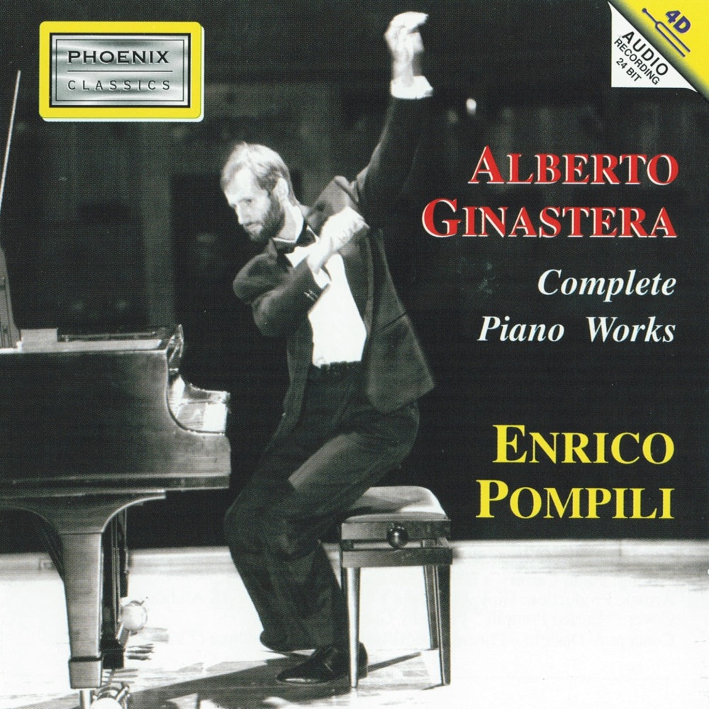Обложка альбома «Alberto Ginastera: Complete Piano Works» — Enrico Pompili