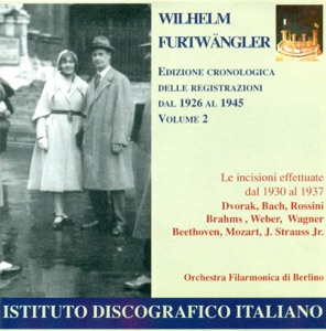 Orchestral Music - Dvorak, A. - Bach, J.S. - Rossini, G. - Brahms, J. - Weber, C.M. Von (Chronological Edition of Recordings, 1926-45)
