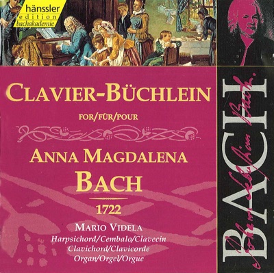 Bach, J.S.: Clavier-Buchlein for Anna Magdalena Bach 1722