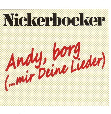 Andy, borg (... mir deine Lieder) - EP