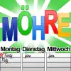 Möhre - Montag Dienstag Mittwoch