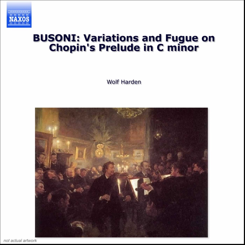 Обложка альбома «Busoni: Piano Music, Vol. 2» — Wolf Harden