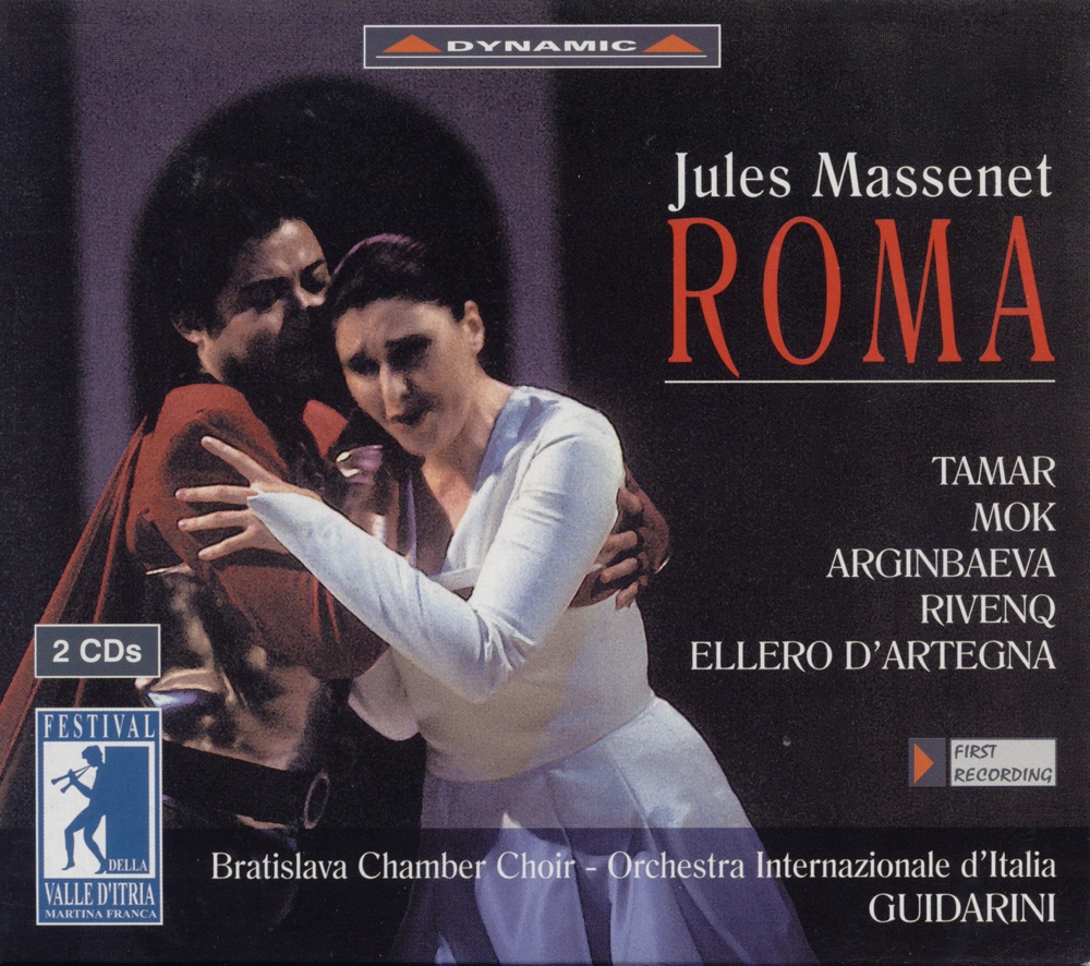 Обложка альбома «Massenet: Roma» — Francesco Ellero d' Artegna, Marco Guidarini & Italian International Orchestra