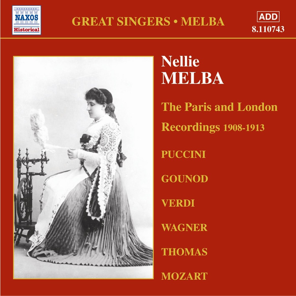 Обложка альбома «Melba, Nellie: Paris and London Recordings (1908-1913)» — Nellie Melba