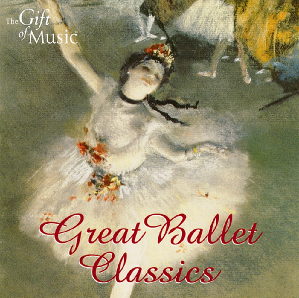 Обложка альбома «Ballet Highlights - Tchaikovsky, P.I. - Ponchielli, A. - Berlioz, H. - Chopin, F. - Khatchaturian, A. - Delibes, L. (Great Ballet Classics)» — Hans Vonk, Bavarian Radio Symphony Orchestra, Andras Korodi, Budapest Philharmonic Orchestra, Ádám Fischer, Hungarian State Orchestra, Rundfunk-Sinfonieorchester Berlin, Heinz Fricke, Berlin Symphony Orchestra, Peter Wohlert, János Sándor, Sofia National Opera Chorus, Sofia National Opera Orchestra & Boris Hinchev