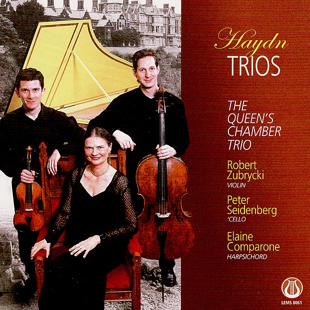 Обложка альбома «The Queen's Chamber Trio Plays Haydn» — Elaine Comparone, Robert Zubrycki & Peter Seidenberg