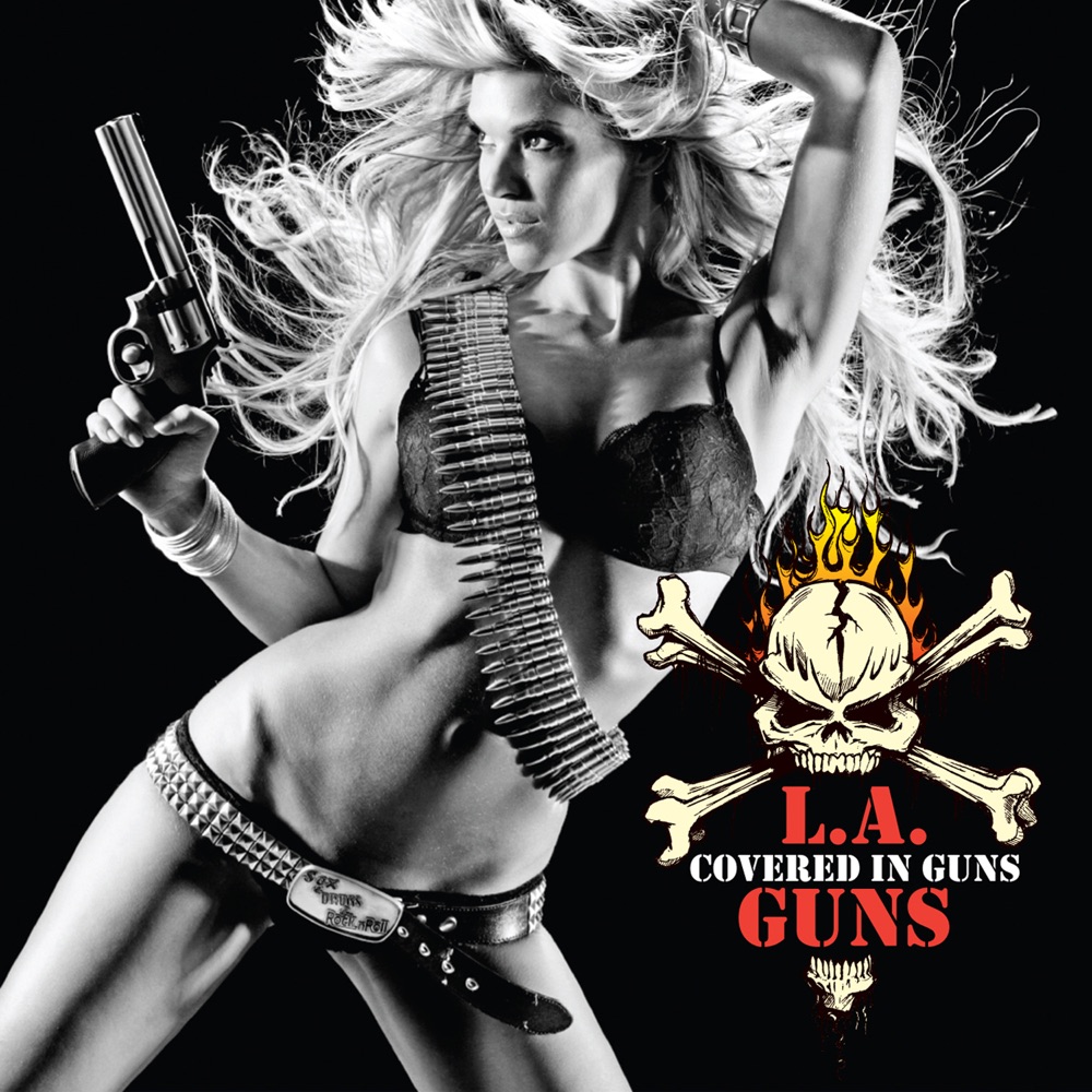 L.A. Guns – (Red/Blue) Covered In Guns