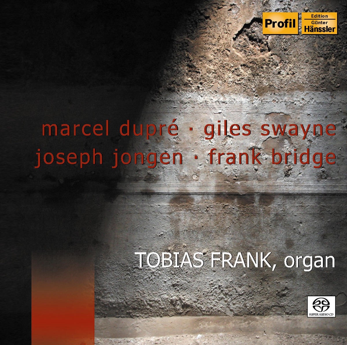 Organ Recital: Frank, Tobias - Dupre, M. - Swayne, G. - Jongen, J. - Bridge, F. cover art
