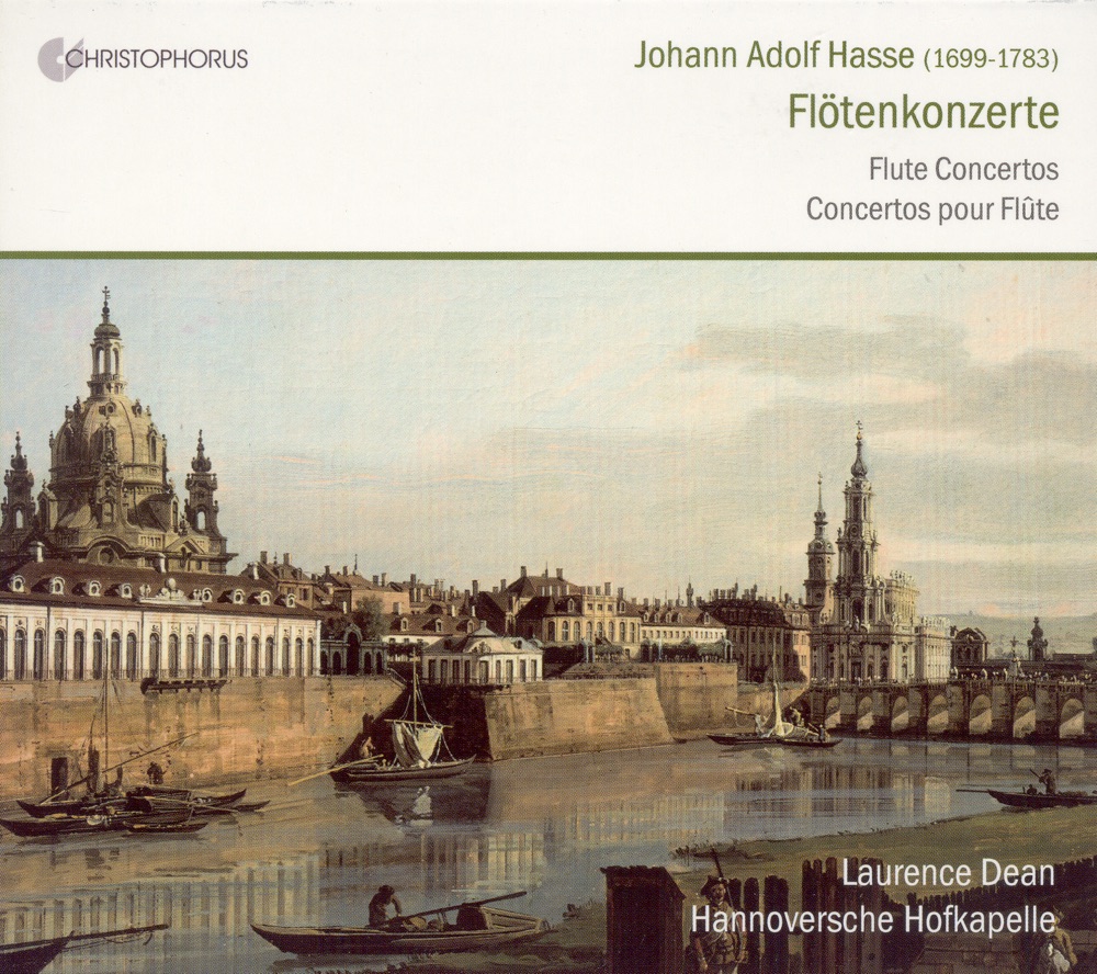 Обложка альбома «Hasse, J.A.: Trio Sonatas, Op. 2, Nos. 1 and 3 - Flute Concertos - Sinfonia A 5» — Hannoversche Hofkapelle, Laurence Dean, Christina Ahrens-Dean, Bernward Lohr, Anne Rohrig & Katharina Huche-Kohn