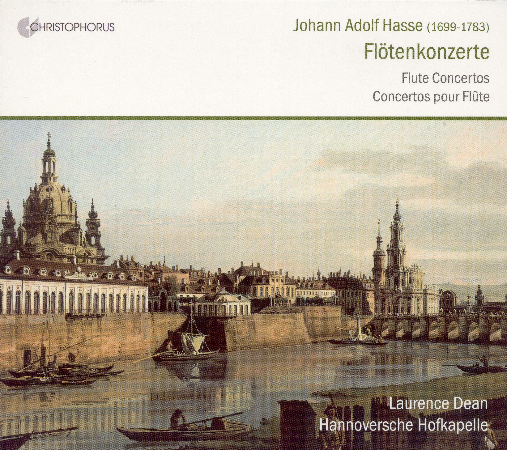 Hasse, J.A.: Trio Sonatas, Op. 2, Nos. 1 and 3 - Flute Concertos - Sinfonia A 5 by Hannoversche Hofkapelle, Laurence Dean, Christina Ahrens-Dean, Bernward Lohr, Anne Rohrig & Katharina Huche-Kohn album cover