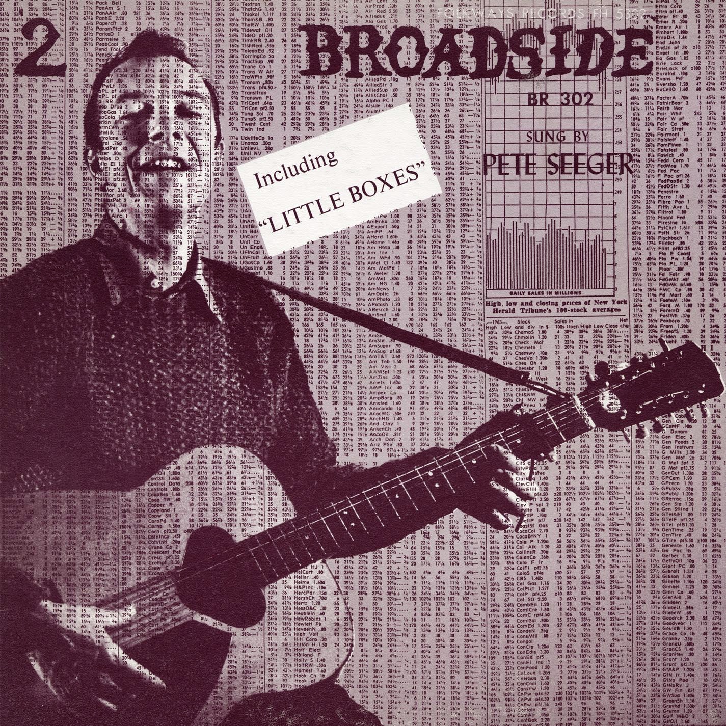 Pete Seeger – Broadside Ballads, Vol. 2 Cover