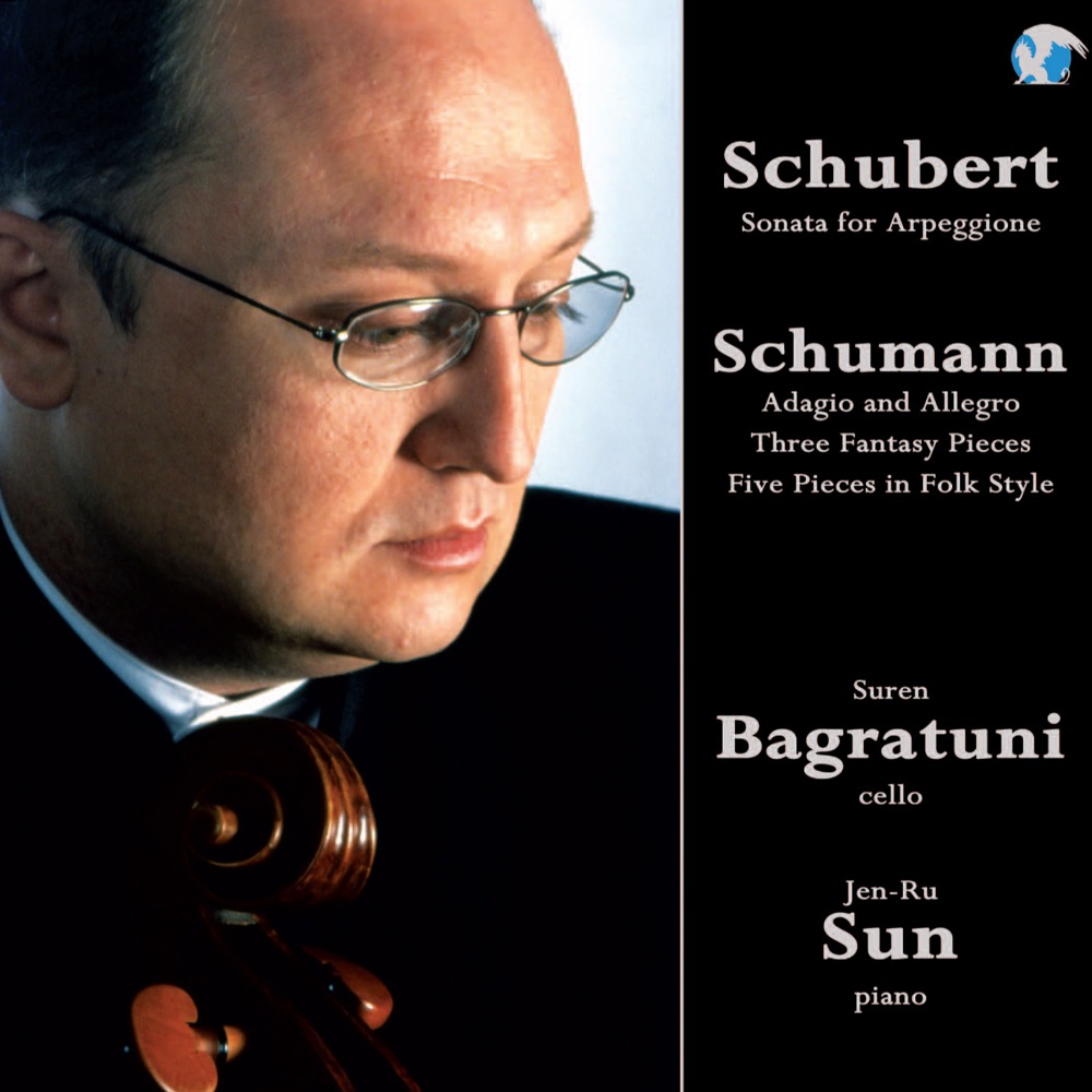 Обложка альбома «Schubert & Schumann. Works for Cello and Piano» — Suren Bagratuni