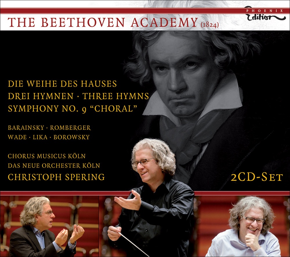 Обложка альбома «Beethoven: Symphony No. 9 "Choral", Missa Solemnis (excerpts)» — Christoph Spering, Neue Orchester & Cologne Musicus Choir