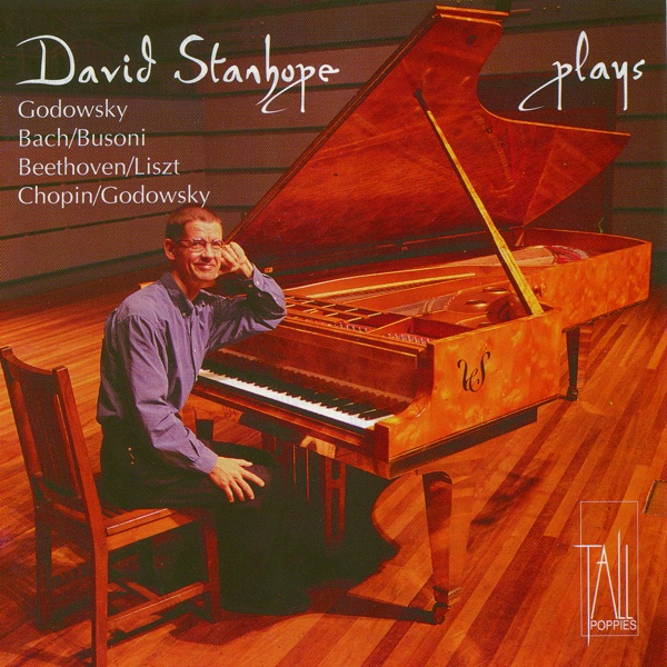 Cover of Godowsky, Bach/Busoni, Beethoven/Liszt, Chopin/Godowsky: David Stanhope plays