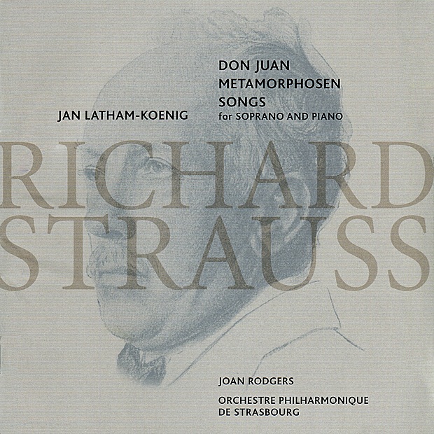 Обложка альбома «Strauss: Don Juan Metamorphosen Songs» — Joan Rodgers, Jan Latham-Koenig & Orchestre philharmonique de Strasbourg