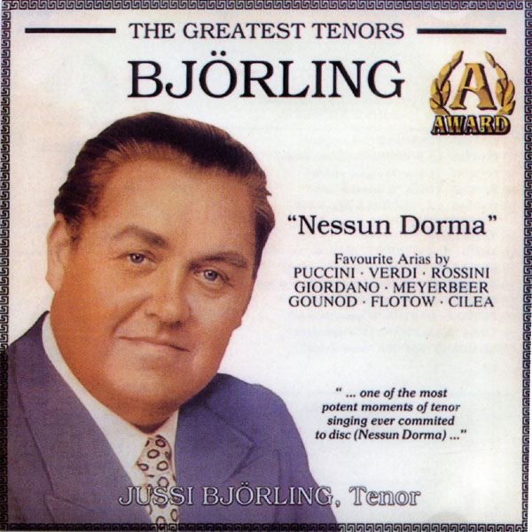 Обложка альбома «The Greatest Tenors: Jussi Bjorling» — Jussi Björling