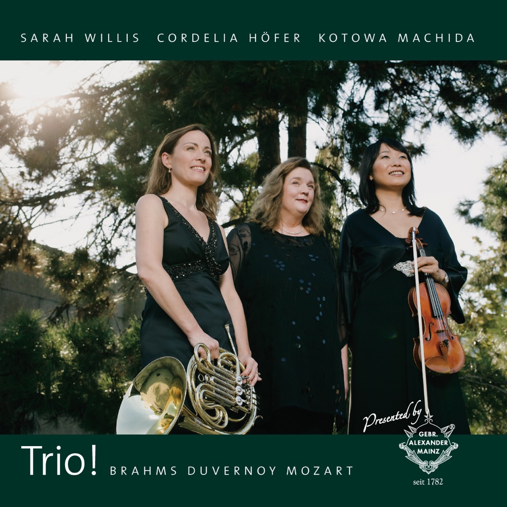Обложка альбома «Trio!» — Sarah Willis, Cordelia Hoefer & Kotowa Machida