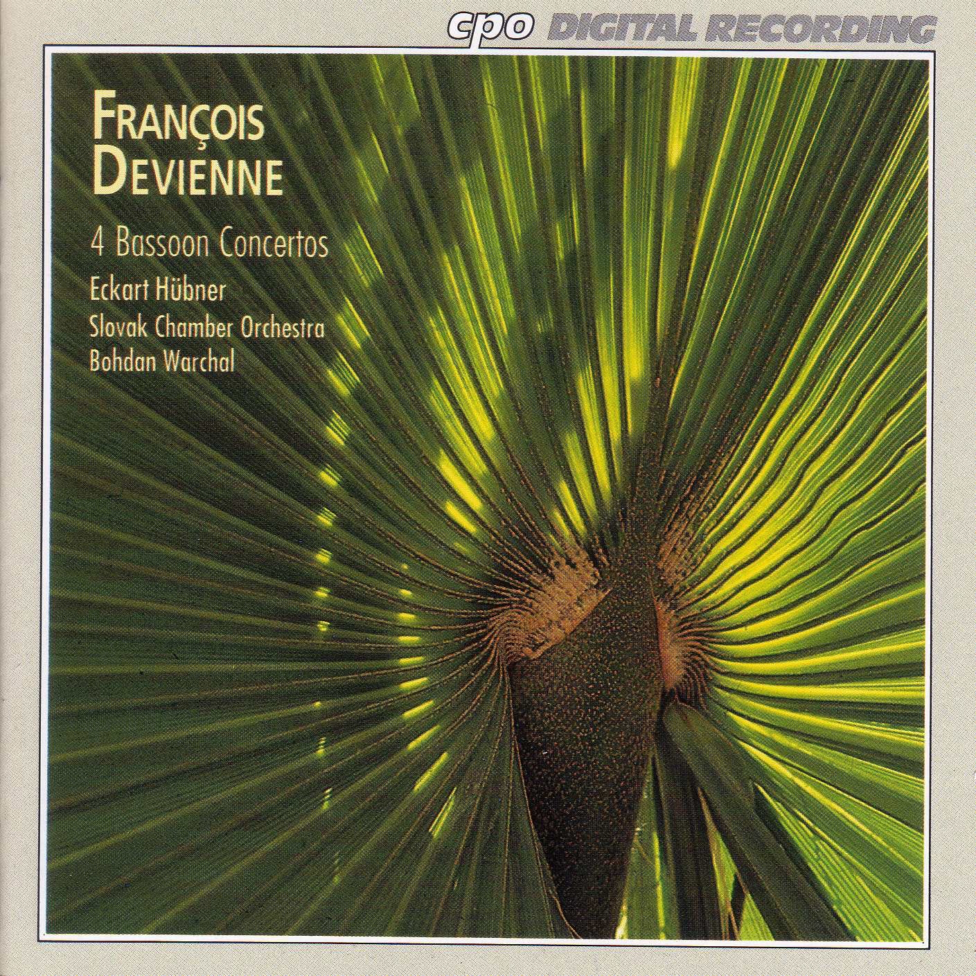 Devienne: Bassoon Concertos by Eckart Hubner, Bohdan Warchal & Slovak Chamber Orchestra album cover