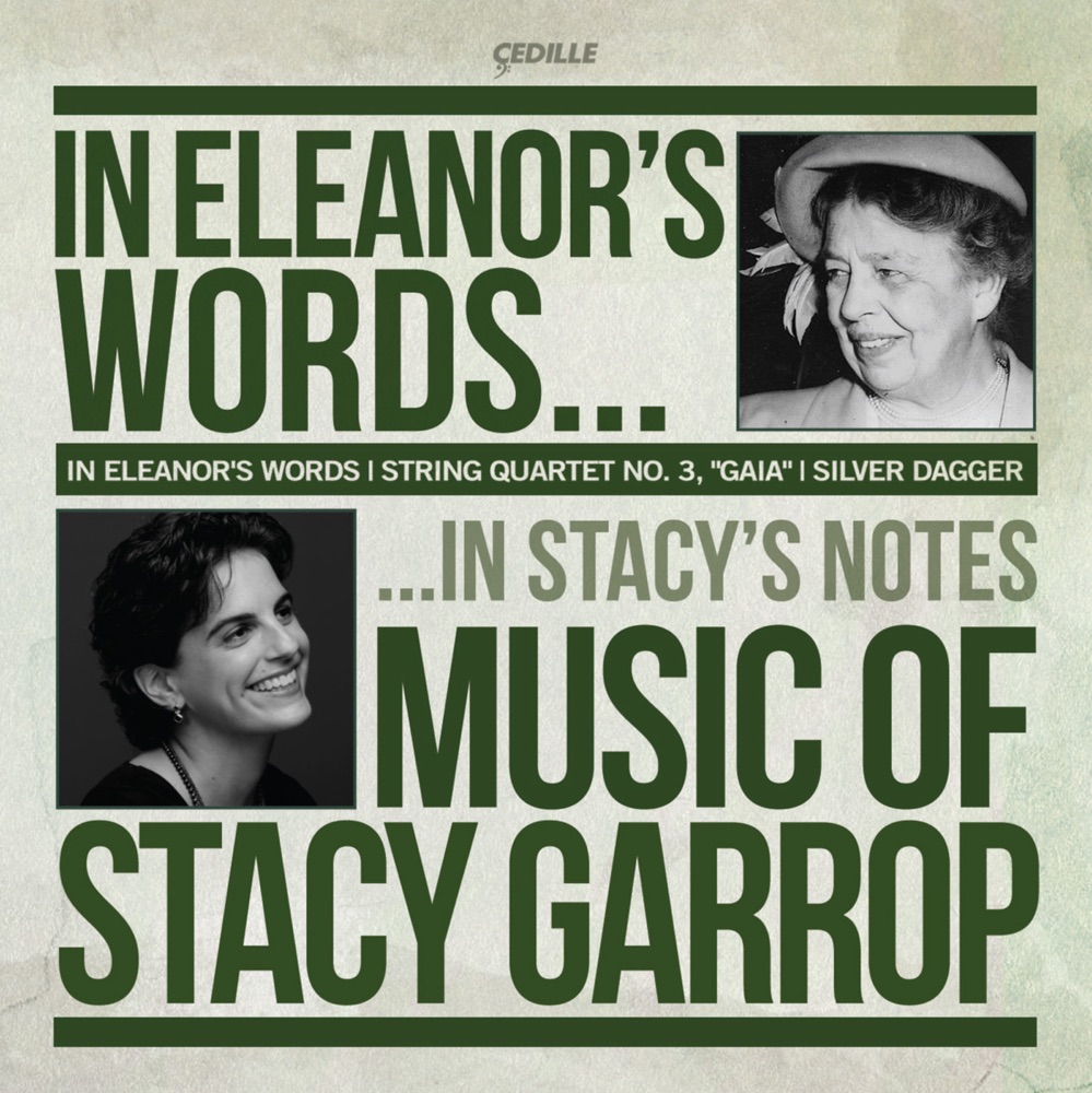 Обложка альбома «Garrop: In Eleanor's Words - Silver Dagger - String Quartet No. 3» — Buffy Baggott, Kuang-Hao Huang & Biava Quartet