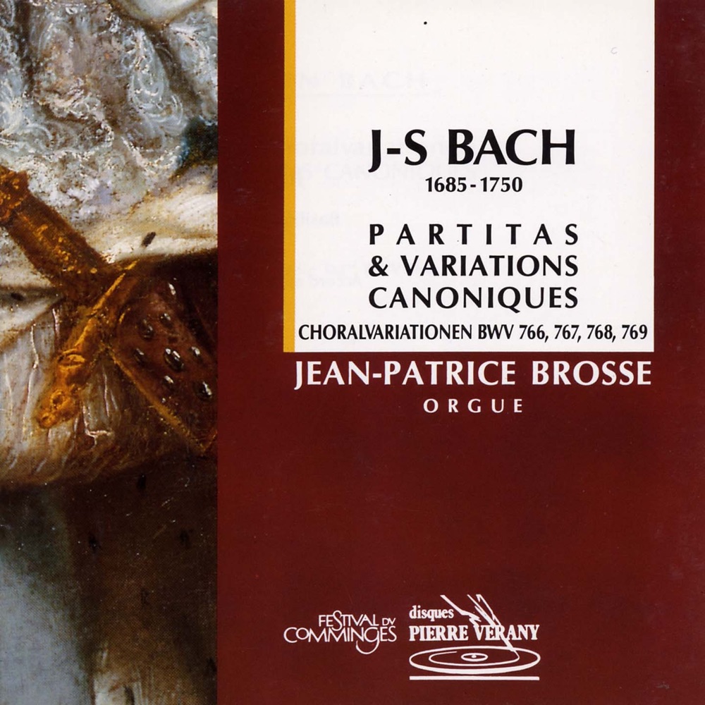 Обложка альбома «Bach : Partitas & variations canoniques» — Jean-Patrice Brosse
