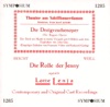 Yvette Guilbert L'opera de quat' sous: Complainte de Mackie Weill: The Threepenny Opera