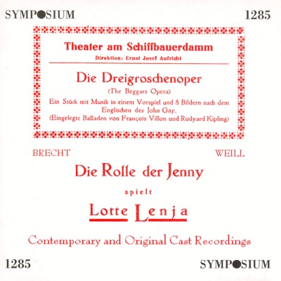 Bertolt Brecht, Studio Orchestra & Carola Neher
