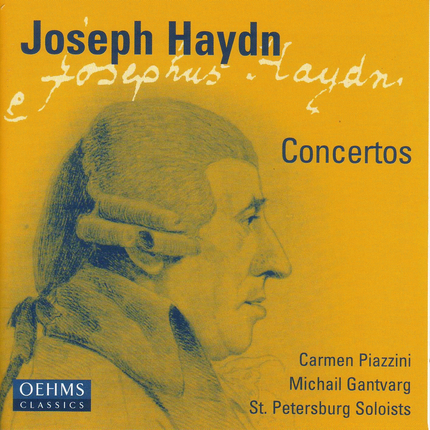 Haydn: Violin Concerto In G Major - Piano Concerto In D Major - Concerto for Violin and Piano by Michail Gantvarg, St. Petersburg Soloists & Carmen Piazzini album cover