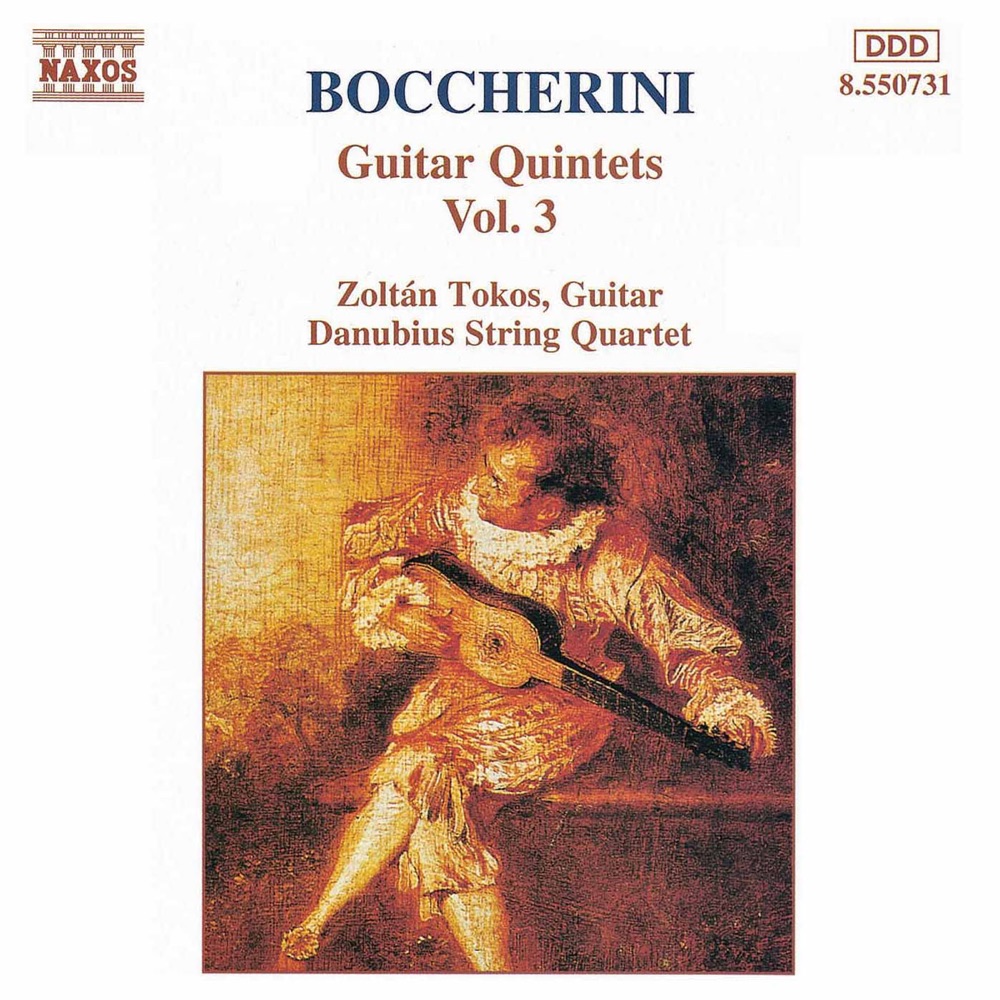 Обложка альбома «Boccherini: Guitar Quintets, Vol. 3» — Zoltan Tokos & György Éder