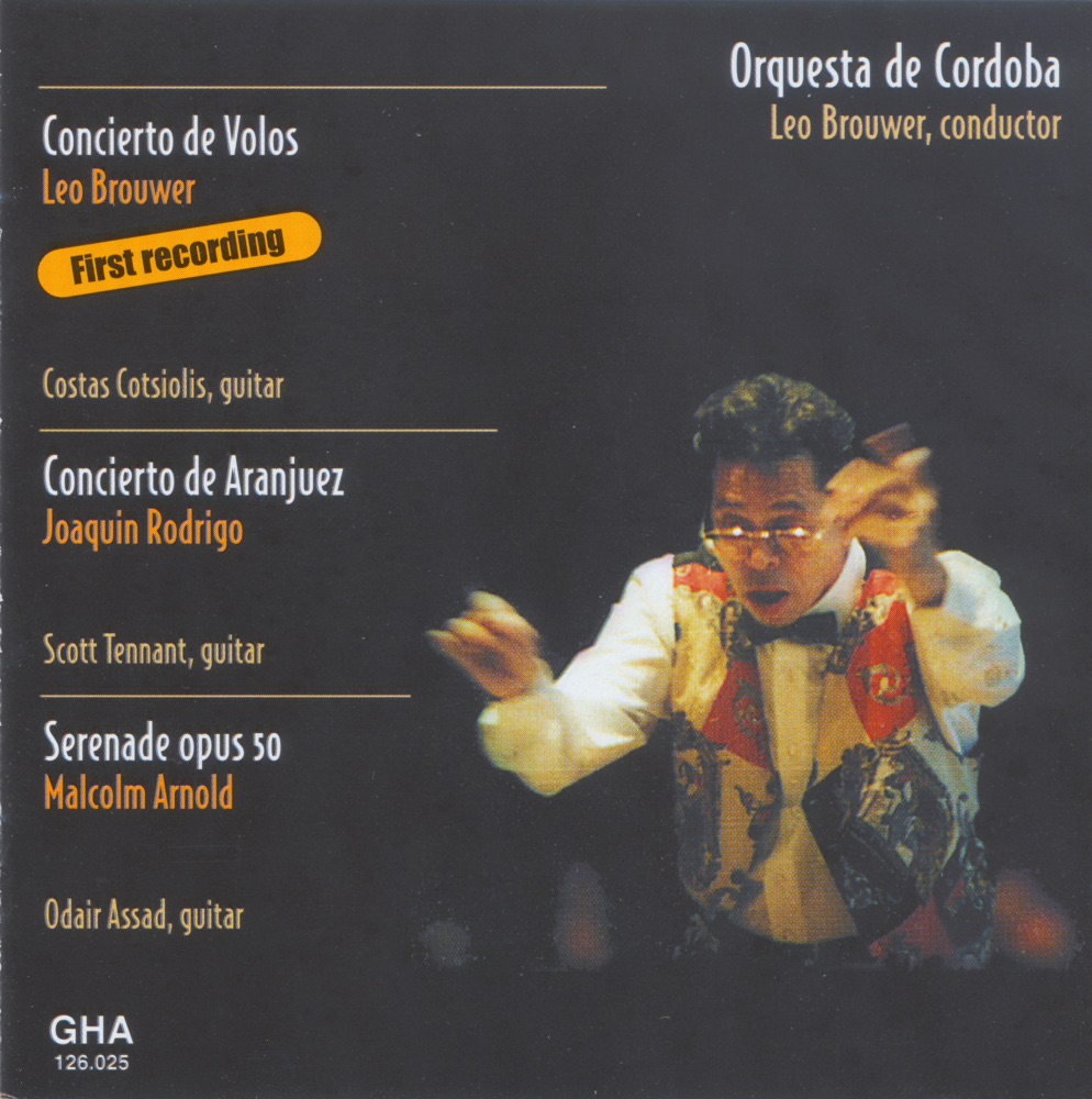Обложка альбома «Orquesta de Cordoba -  Concierto de Aranjuez» — Costas Cotsiolis, Leo Brouwer, Odair Assad, Orquesta de Cordoba & Scott Tennant